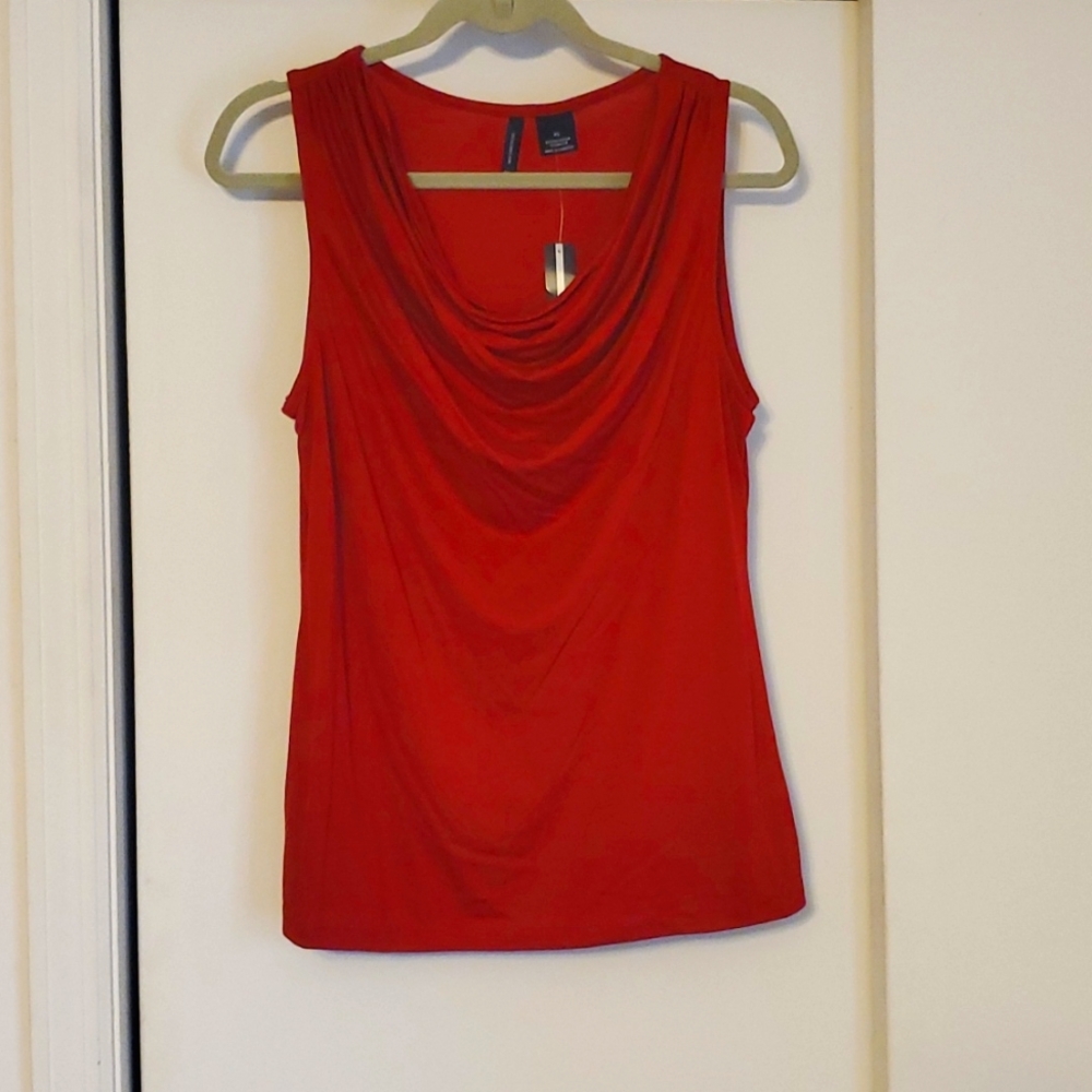 NWT New Directions XL Burgundy Sleeveless top